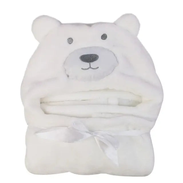 Hooded Bear Bath Towel