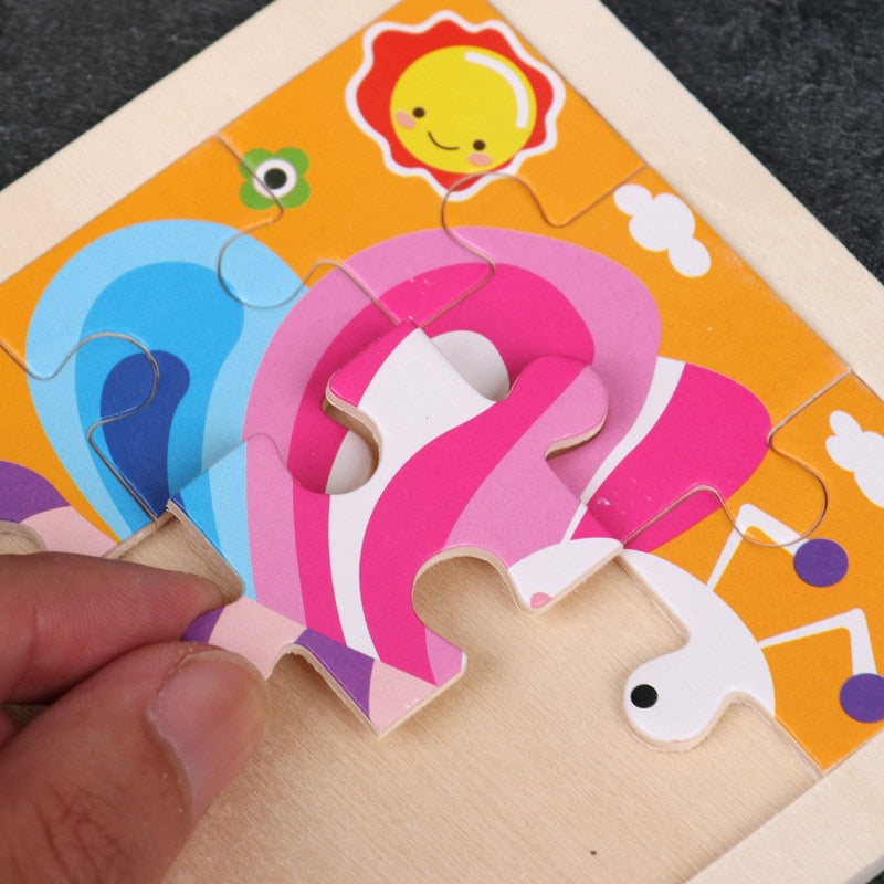 Wooden 3D Animal Puzzles
