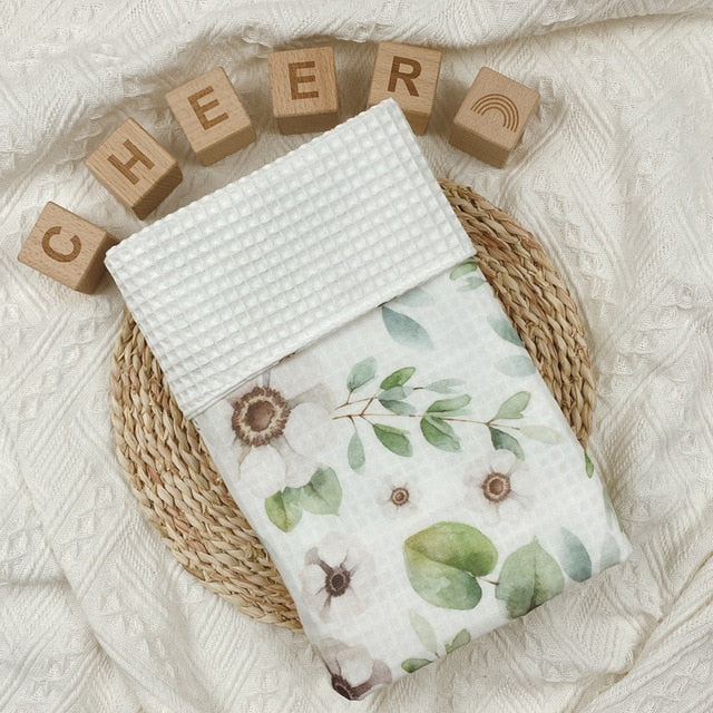 Cotton Waffle Swaddle Blanket