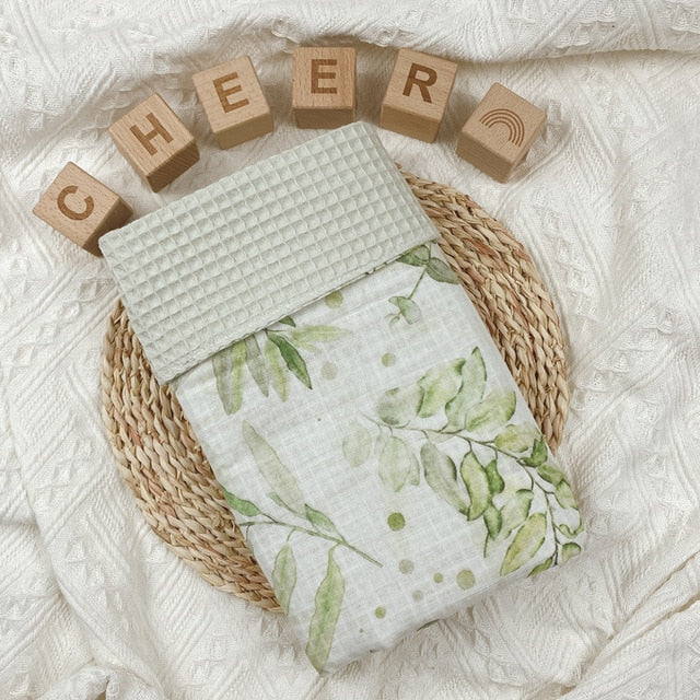Cotton Waffle Swaddle Blanket