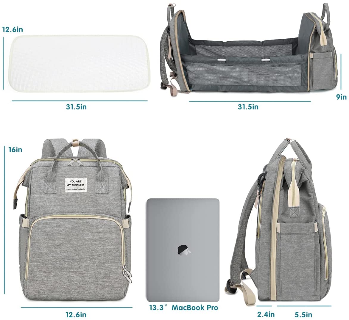 Convertible Diaper Backpack