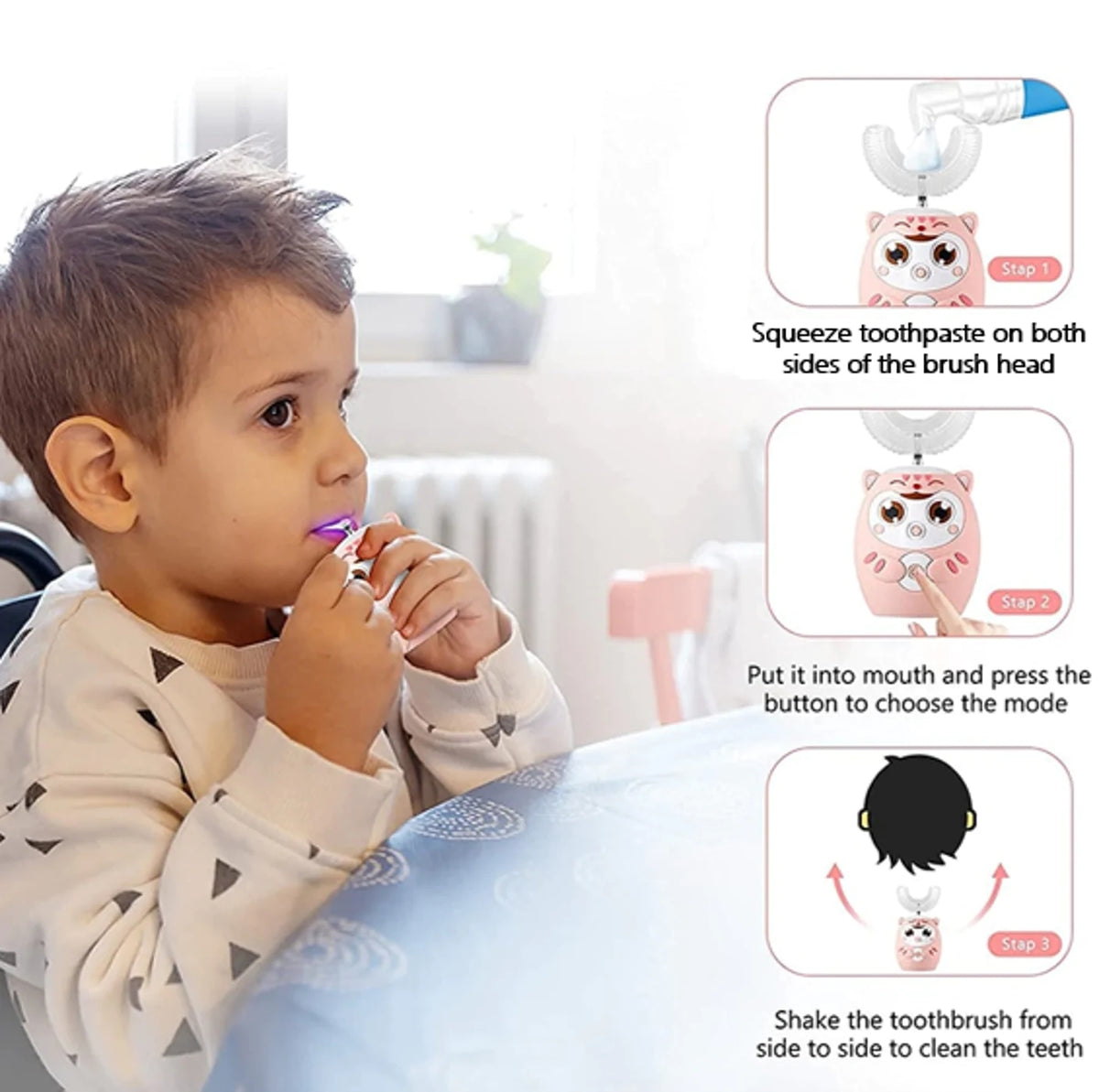 Kids' U-Shape Electric Toothbrush