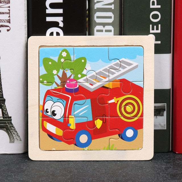 Wooden 3D Animal Puzzles