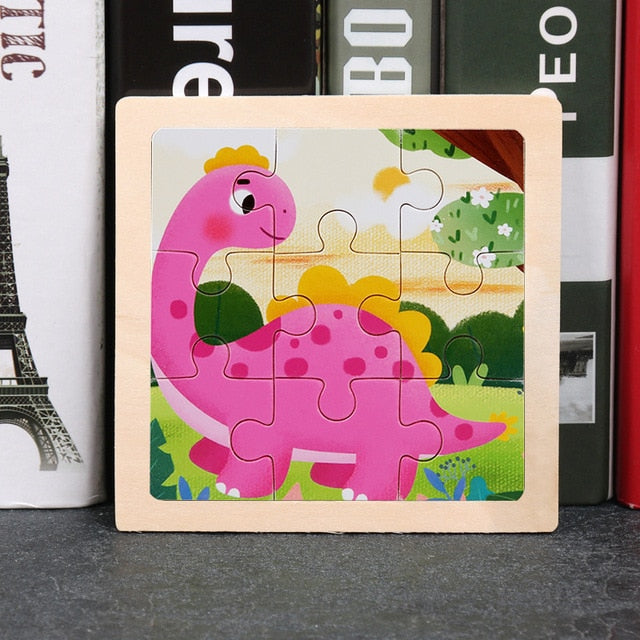 Wooden 3D Animal Puzzles