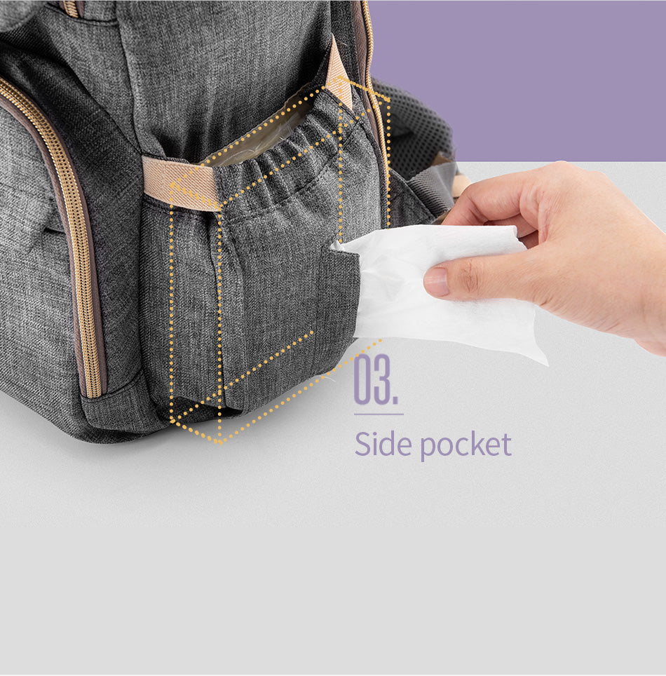 25L Diaper Backpack with Changing Mat
