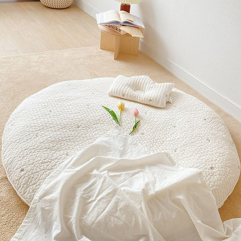 Bear Embroidered Play Mat