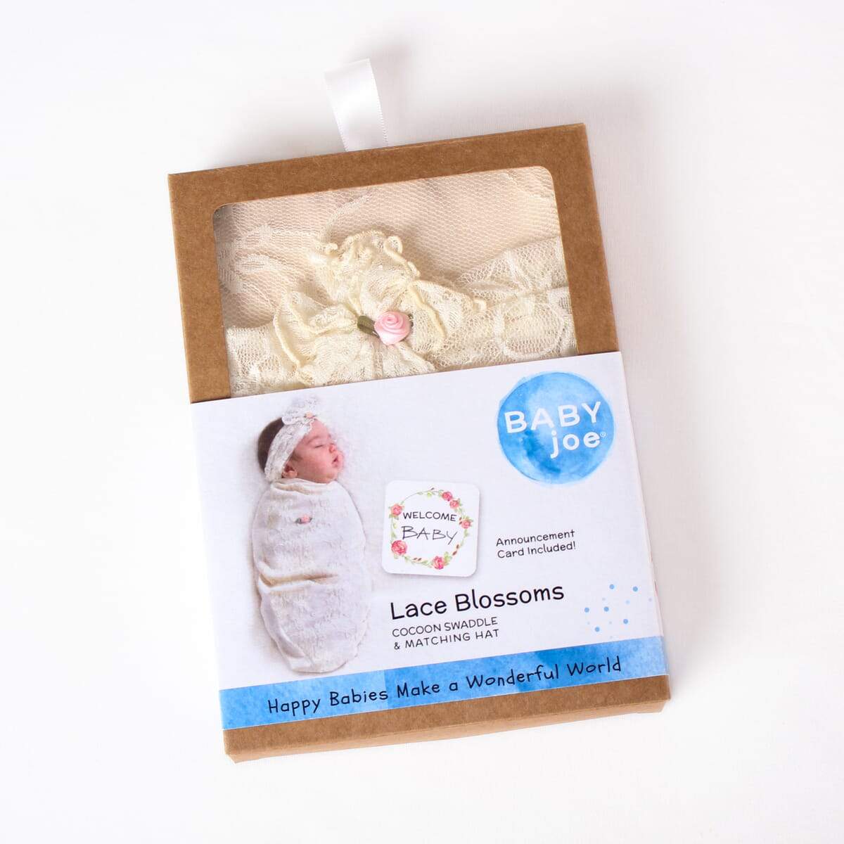 Cocoon Swaddle & Announcement Card Set