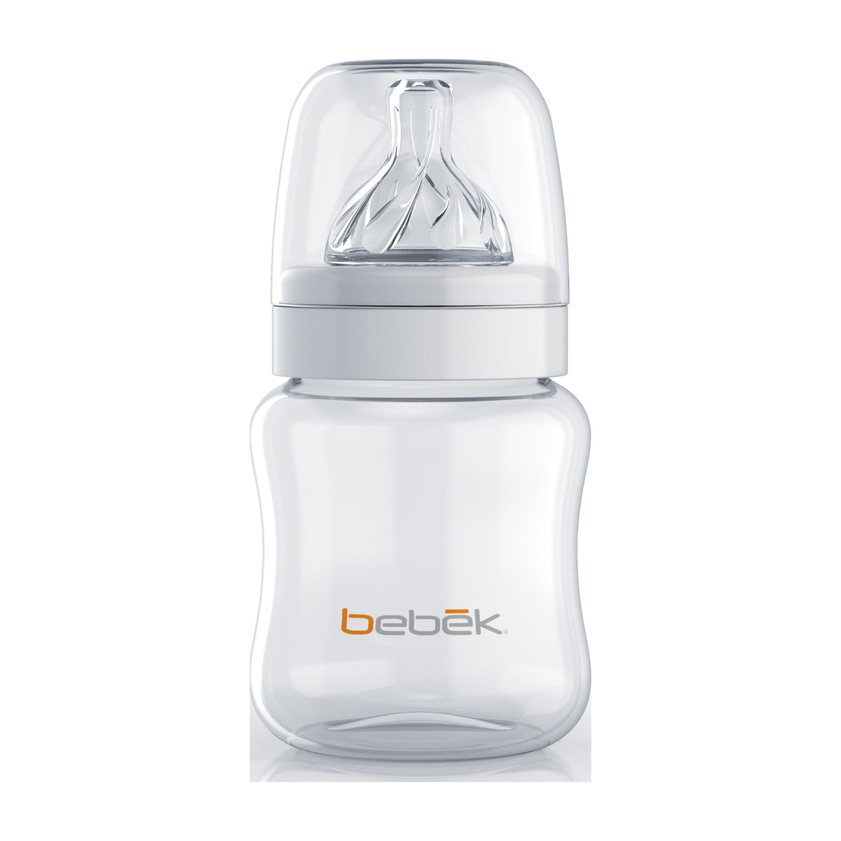 Bebek Classic 5 oz baby bottle with anti-colic teat, shown upright on a white background