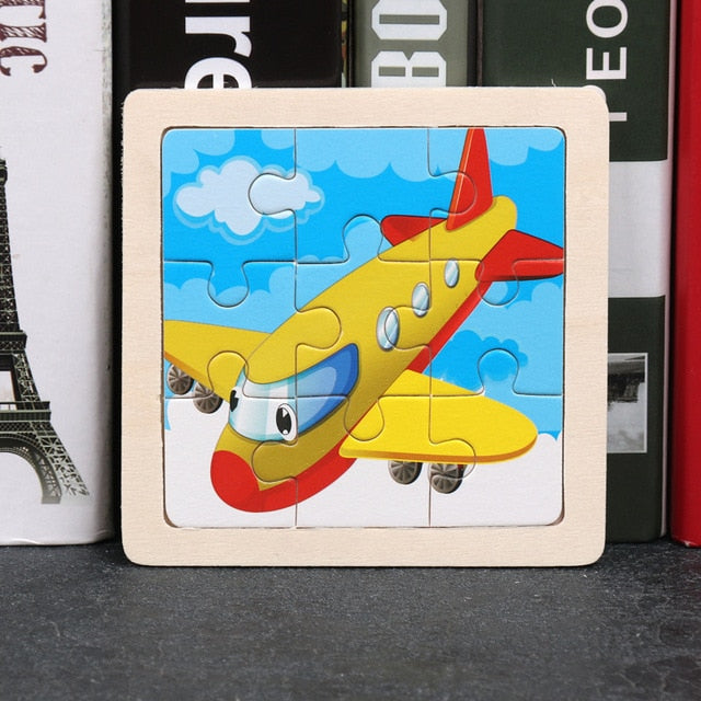 Wooden 3D Animal Puzzles