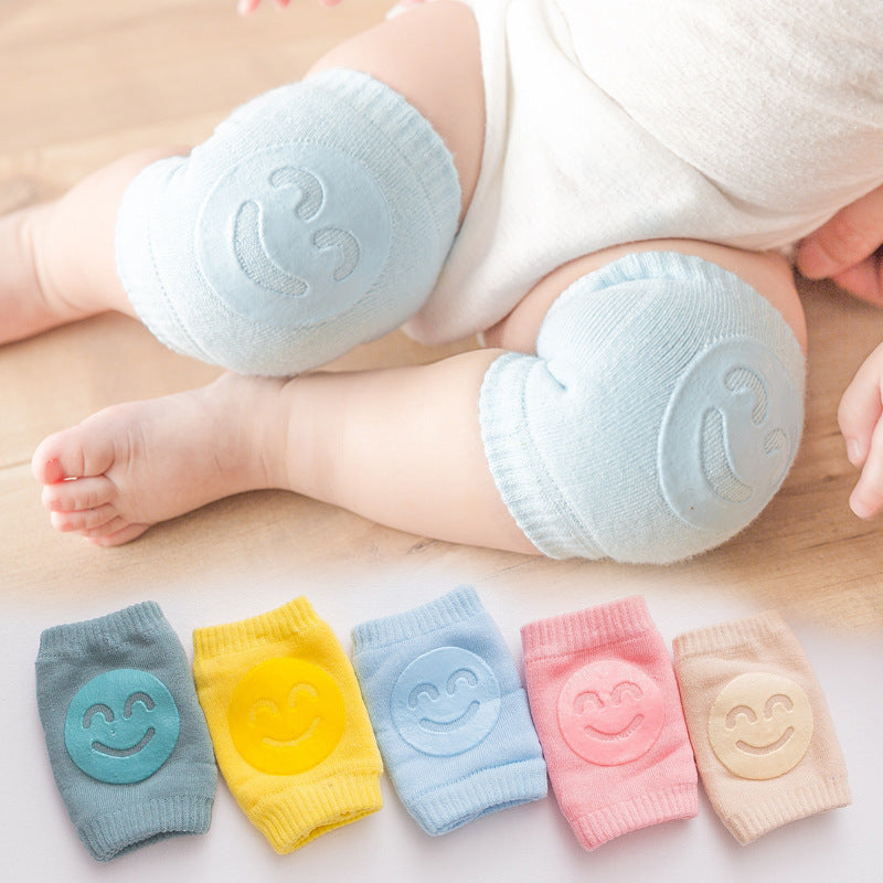 Padded crawling knee pads for babies on hard floors