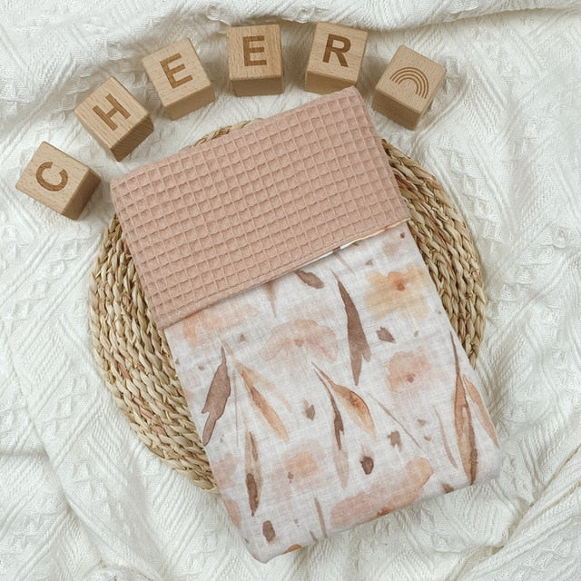 Cotton Waffle Swaddle Blanket
