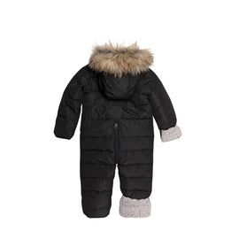 Black One Piece Baby Snowsuit