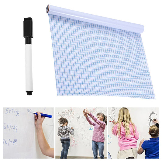 Whiteboard Wall Sticker — 79 × 18 in