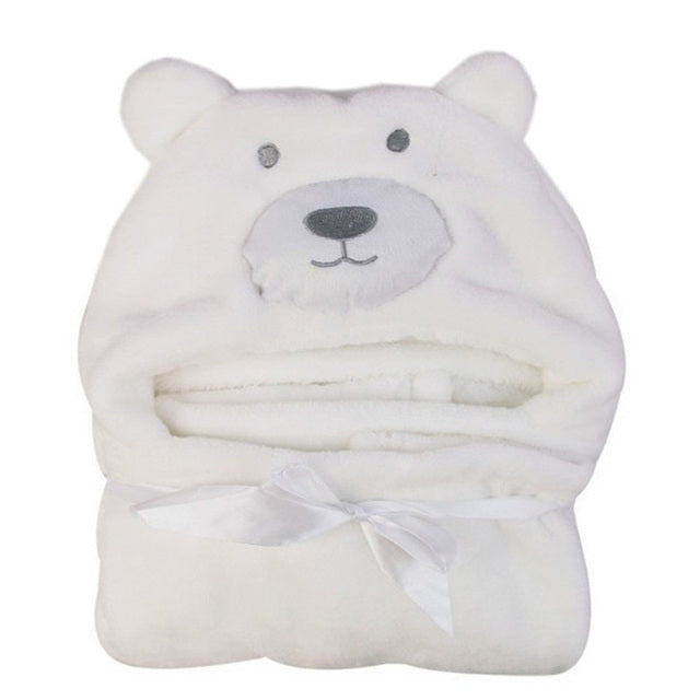 Hooded Bear Bath Towel