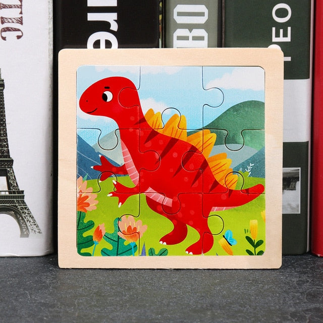Wooden 3D Animal Puzzles