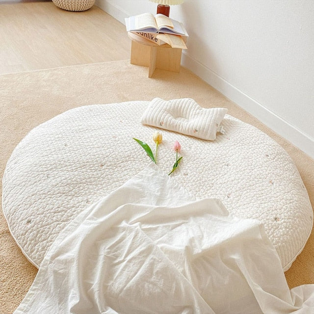 Bear Embroidered Play Mat