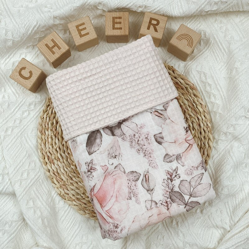 Cotton Waffle Swaddle Blanket