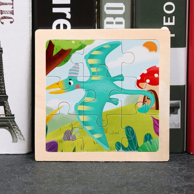 Wooden 3D Animal Puzzles