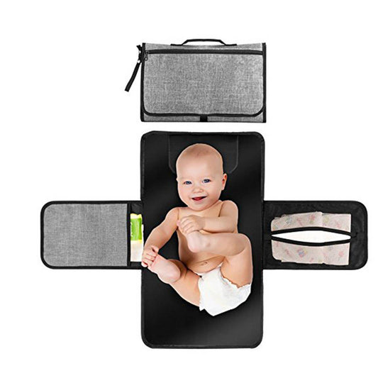 Foldable waterproof baby changing mat for travel