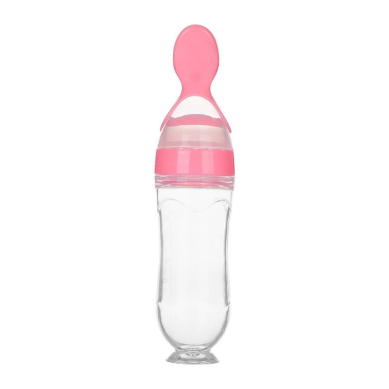 Silicone Squeeze Feeding Bottle