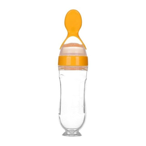 Silicone Squeeze Feeding Bottle