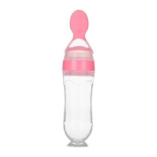 Silicone Squeeze Feeding Bottle