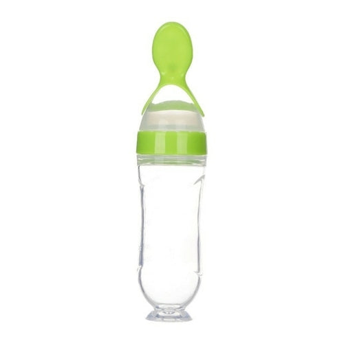 Silicone Squeeze Feeding Bottle