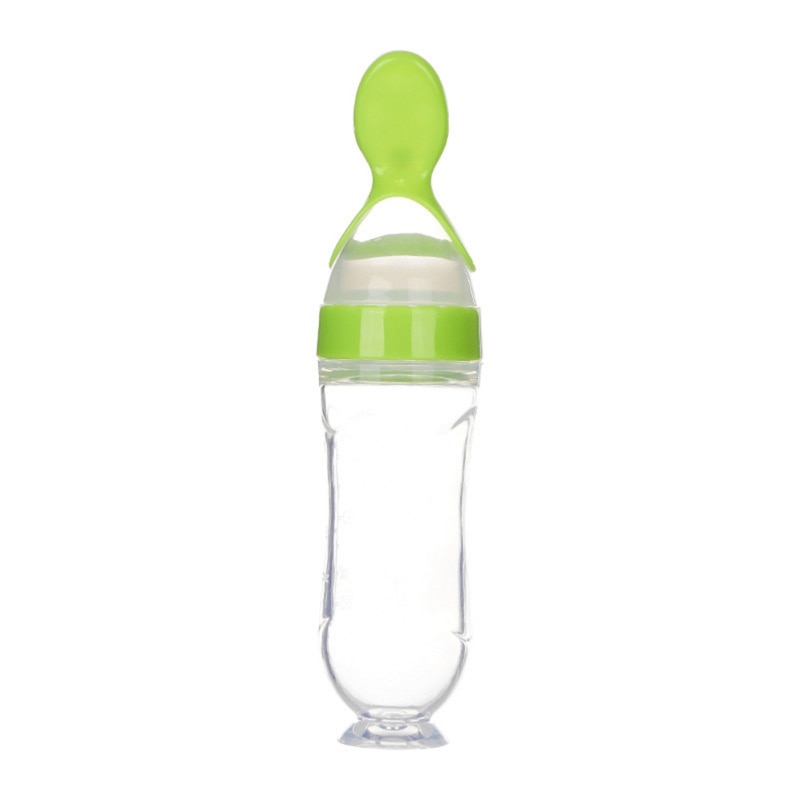 Silicone Squeeze Feeding Bottle