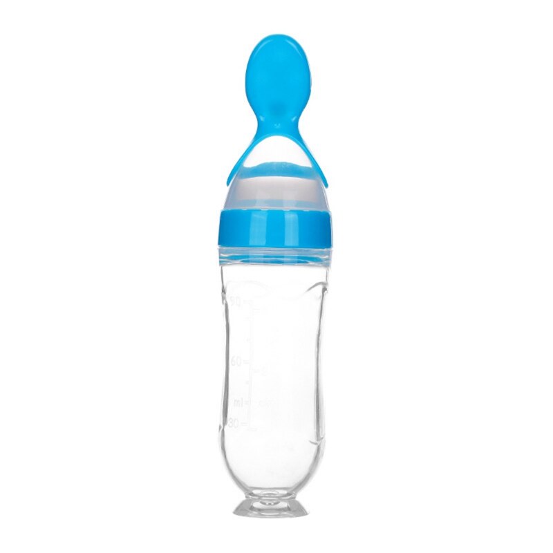 Silicone Squeeze Feeding Bottle