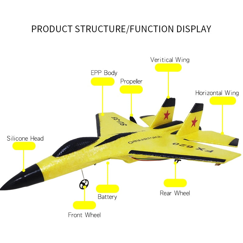 Remote Control Foam Jet — SU-35