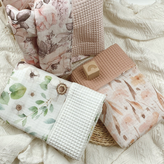 Cotton Waffle Swaddle Blanket