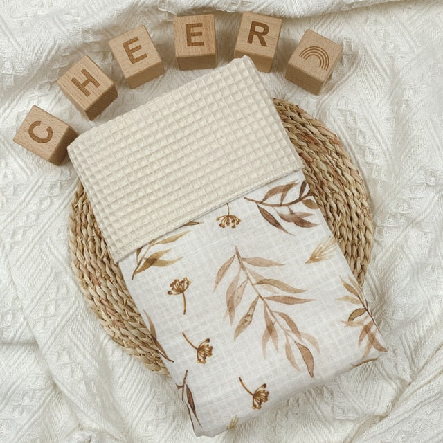 Cotton Waffle Swaddle Blanket