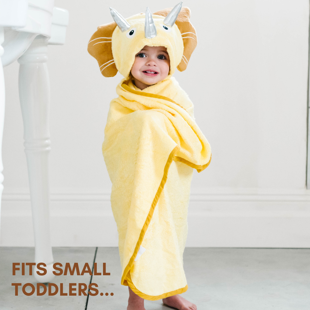 Bamboo Hooded Towel — Dinosaur